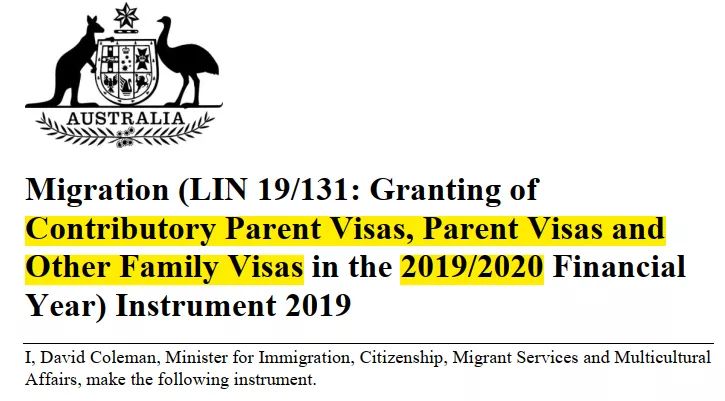 2020年澳洲父母移民配额大幅削减，审理周期至少8年！