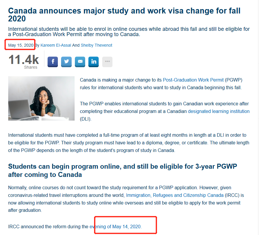重磅！加拿大宣布留学生工签重大变化
