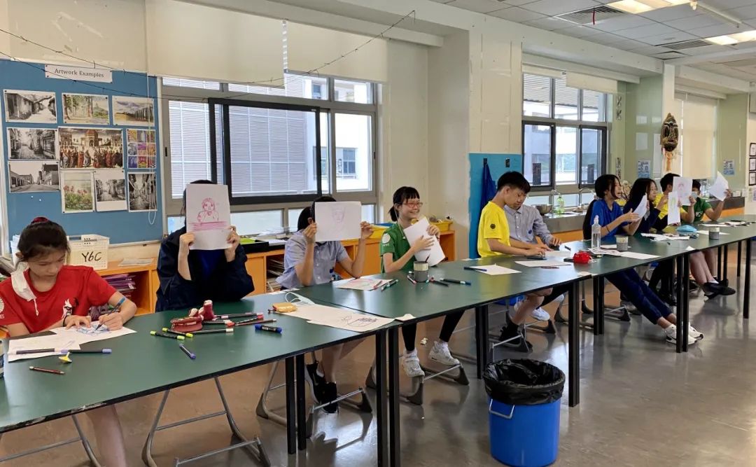 广州耀华国际教育学校学生上艺术课吃苹果——消失的苹果