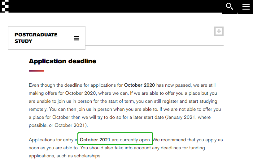 18所受欢迎英国大学2021年1月/9月申请动态更新！