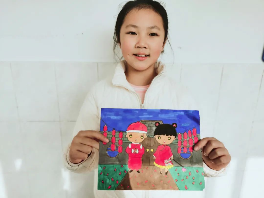 合肥世界外国语学校小学部开展庆元旦、迎新年绘画活动！