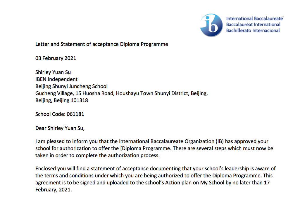 君诚国际双语学校IB DP获IBO正式授权：培养面向未来的“终身学习者”