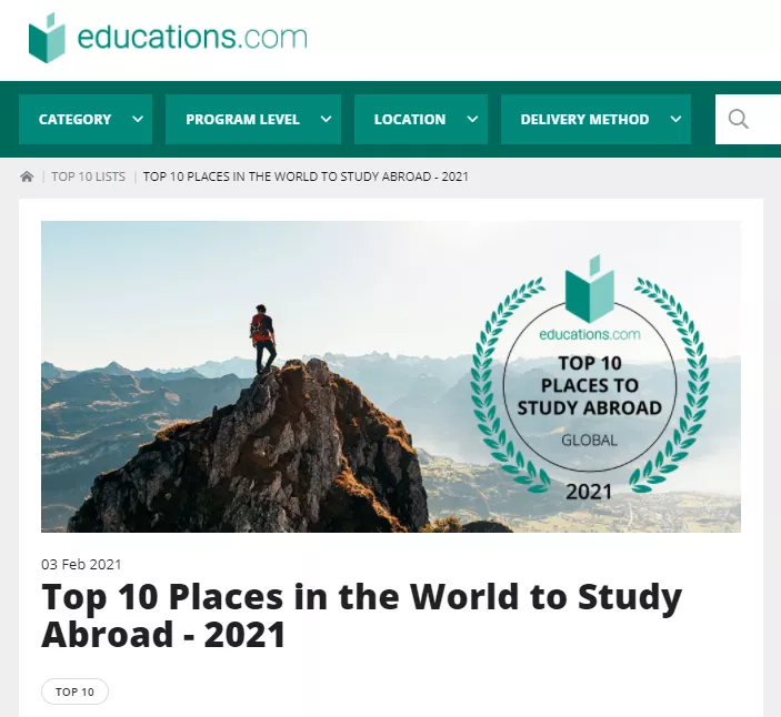 最新！加拿大又双叒叕被评为全球最佳留学国家第一名！