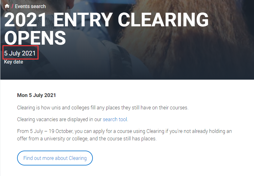 英国大学UCAS clearing补录即将开启！把握最后“捡漏”机会！