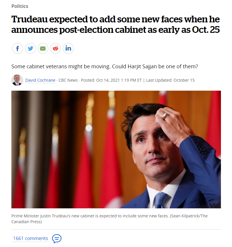 加拿大移民部长要换人了？特鲁多新内阁宣布在即！