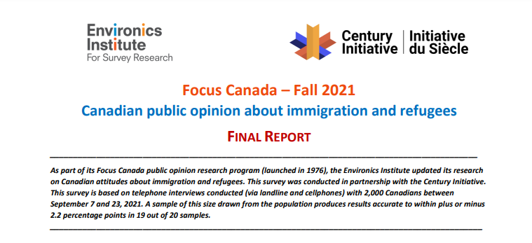 最新调查，疫情没有改变加拿大人态度，仍支持政府接纳新移民！