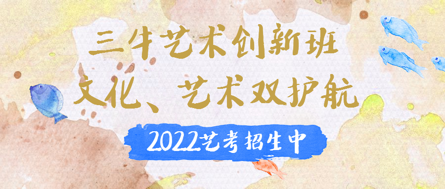 必看！2022年武汉三牛中美中学「艺术创新班」招生简章