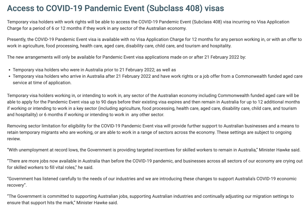注意！澳洲政府改革这些签证，最长延期达2年，留学毕业生有福了！