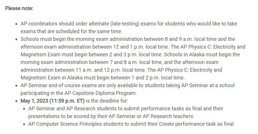 CB公布2023年AP考试时间安排！提前规划刻不容缓！