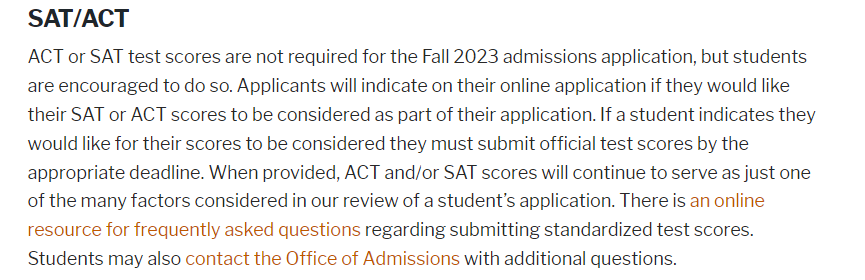 2023Fall，美国Top50院校SAT/ACT最新要求变化汇总！