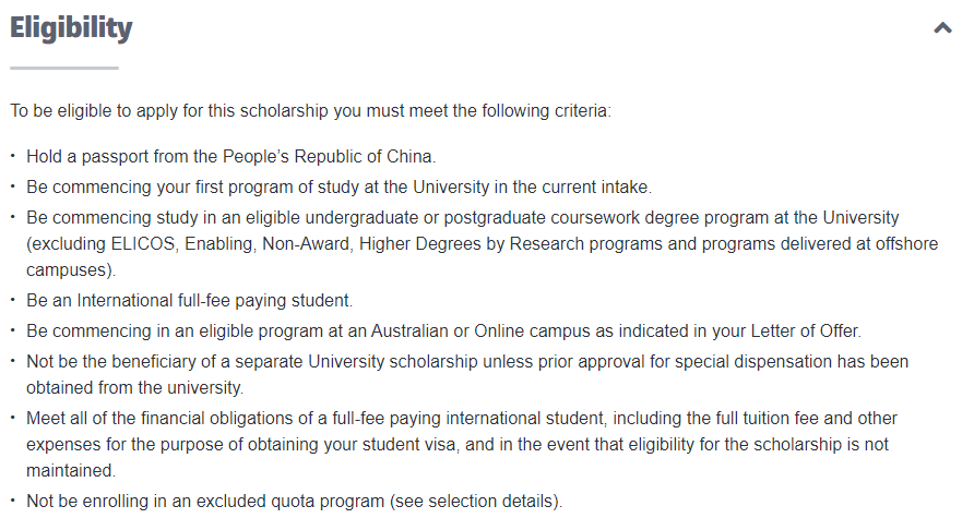 澳洲多所大学发高额奖学金，而且只给中国留学生，别人不能领！