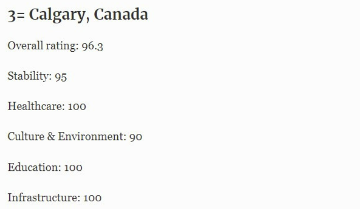 全球十佳宜居城市公布，北美有三城上榜，全在加拿大！
