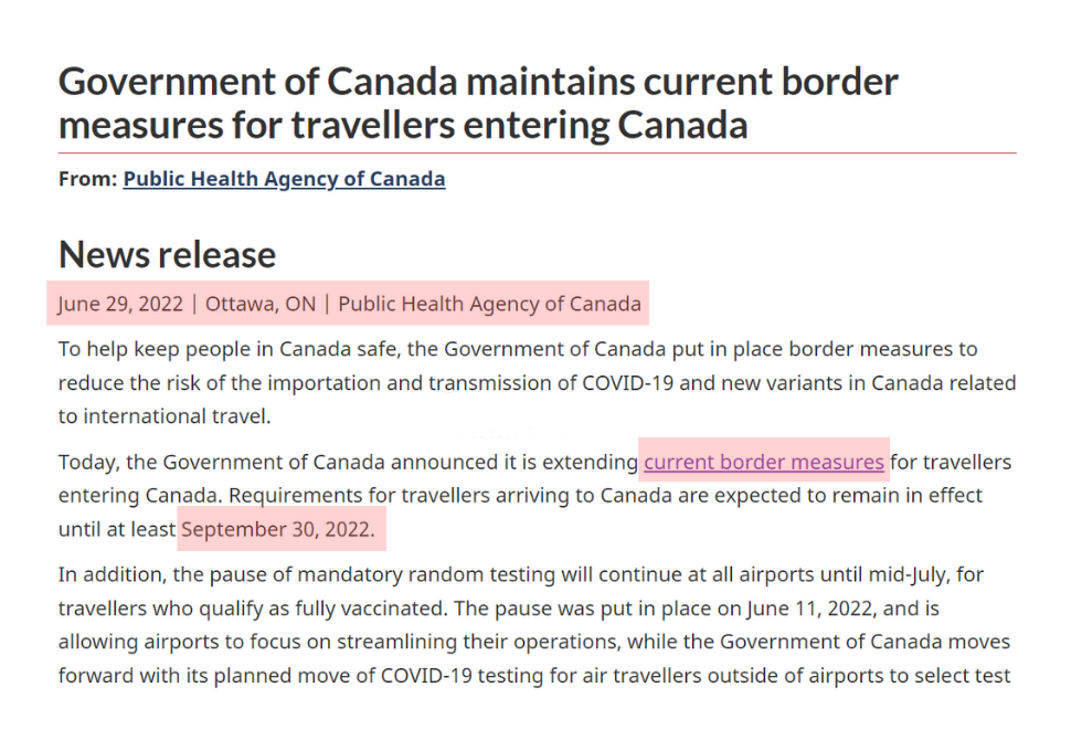 干货：加拿大最新入境攻略！