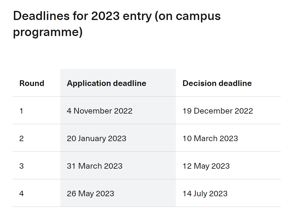注意！2023入学英国，这些大学已经开放申请通道！