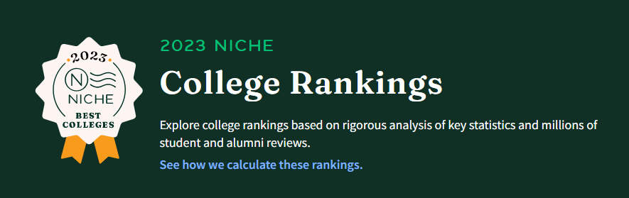美国院校版“大众点评”——Niche发布2023美国最佳大学排名！