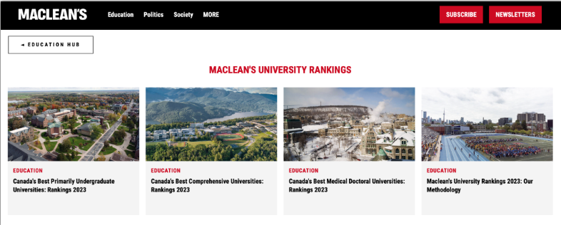 加拿大本土权威榜单麦考林大学排名发布！麦吉尔医博类第一是它！