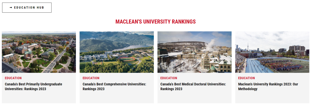 【留学资讯】2023麦考林大学排名 | 加拿大留学必看，全是亮点！