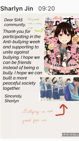 G5 Anti-Bullying Week Campaign 五年级反欺凌（校园暴力）周活动
