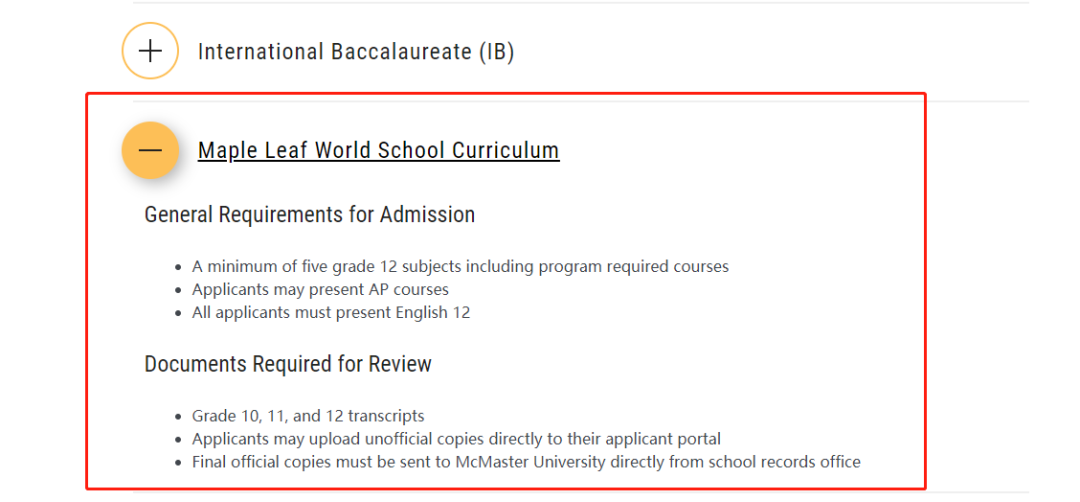 枫叶世界学校课程与IB，A-level等同列国外大学录取标准