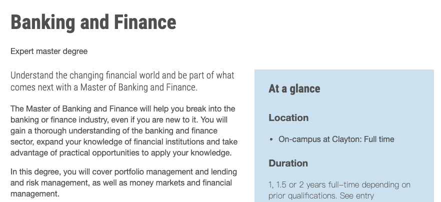 没有金融背景能申请澳洲金融硕士吗？哪些院校课程可以考虑呢？