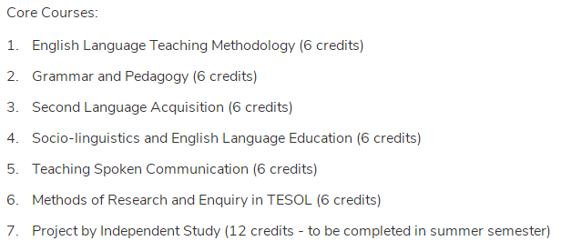 香港大学TESOL硕士项目课程内容、申请要求、申请DDL汇总！