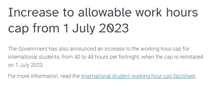 重大利好！澳大利亚官宣留学生工作签证再延长2年，打工时长延长至48小时！