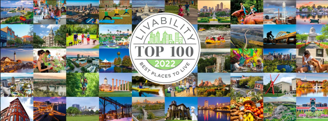 2022年美国最适宜居住的城市TOP100榜单出炉！看看你心仪的城市排第几
