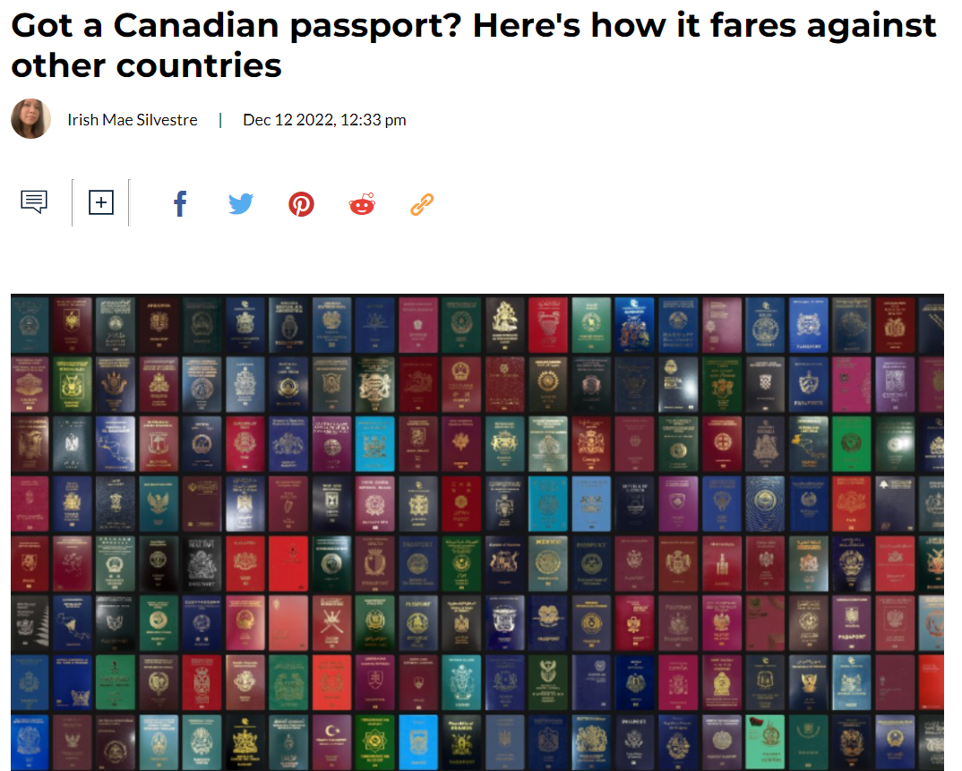 加拿大推出一键式入籍！和创建脸书账户一样简单？加国护照含金量有多高？