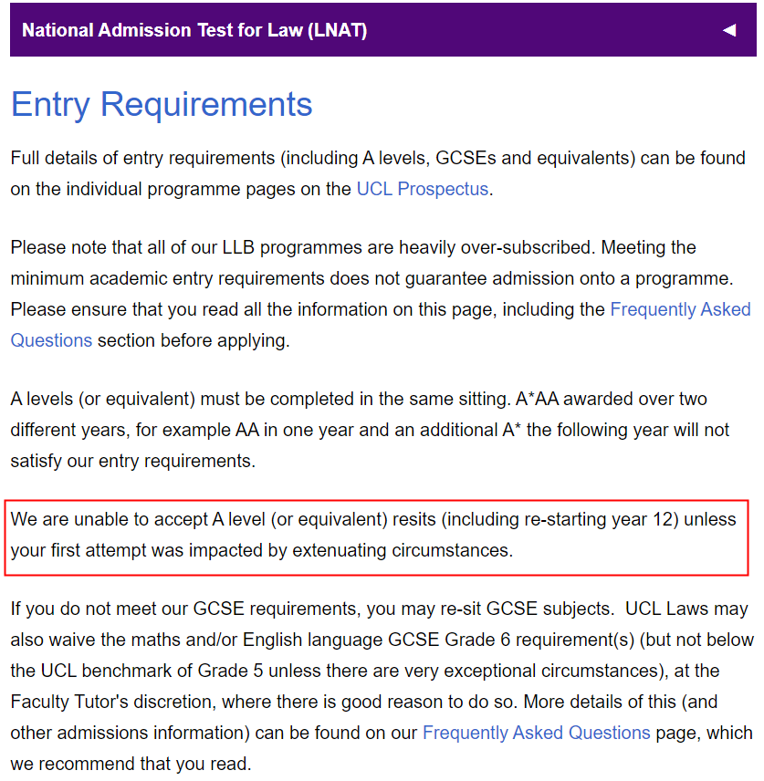 朗途留学 | UCL部分热门专业申请不再接受A-Level重考成绩，录取要求再次提高