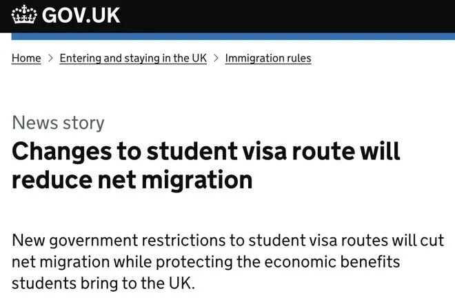 朗途留学 | 官宣：英国移民局大砍留学生陪读签证！学业完成前禁止转工签！