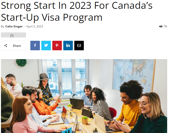 2023年真实数据解读，加拿大联邦创业移民项目开局强劲