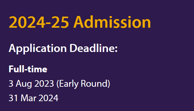 朗途留学 | 香港中文大学多专业公布24Fall申请开放/截止时间