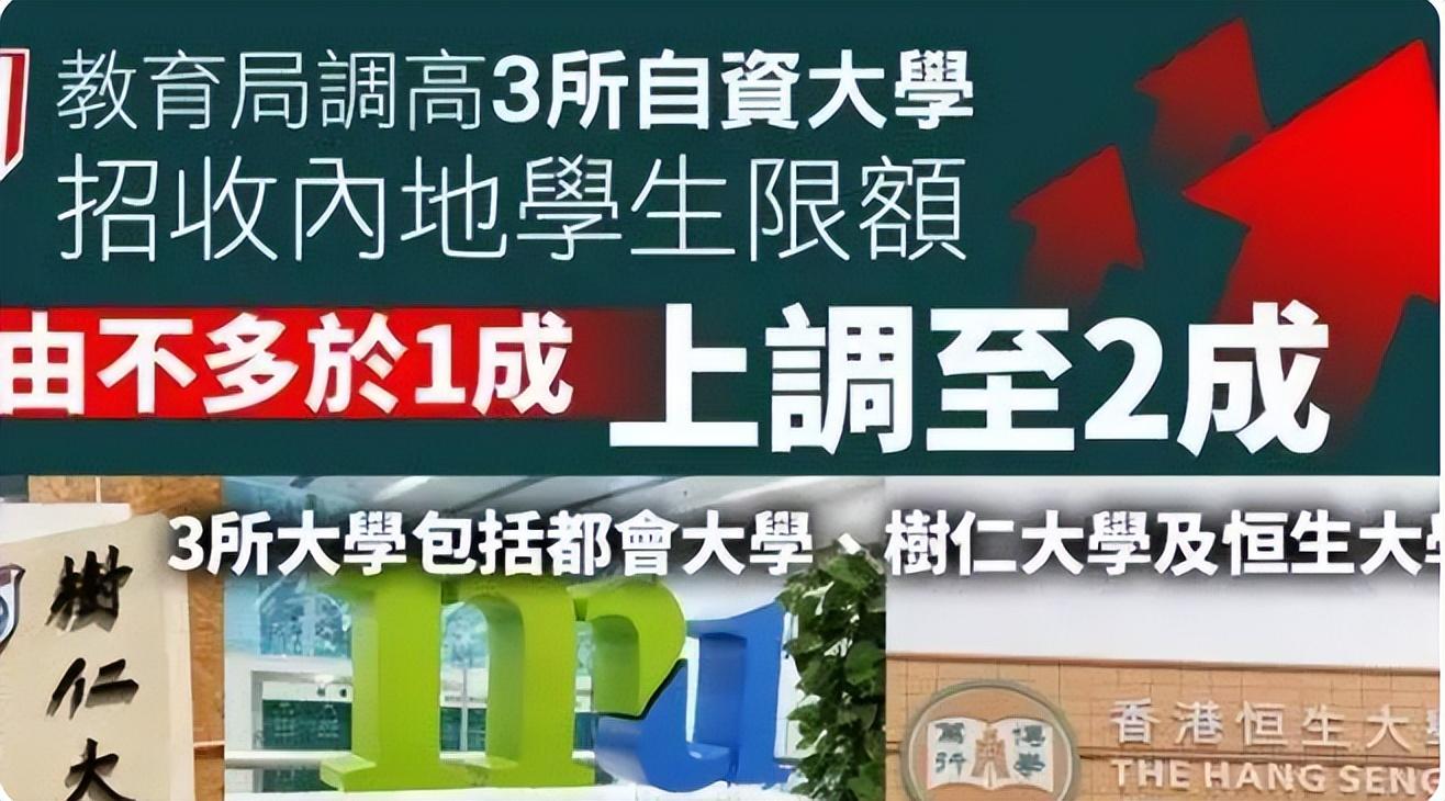 重磅利好！香港八大高校拟增收非本地生，名额扩增40%！