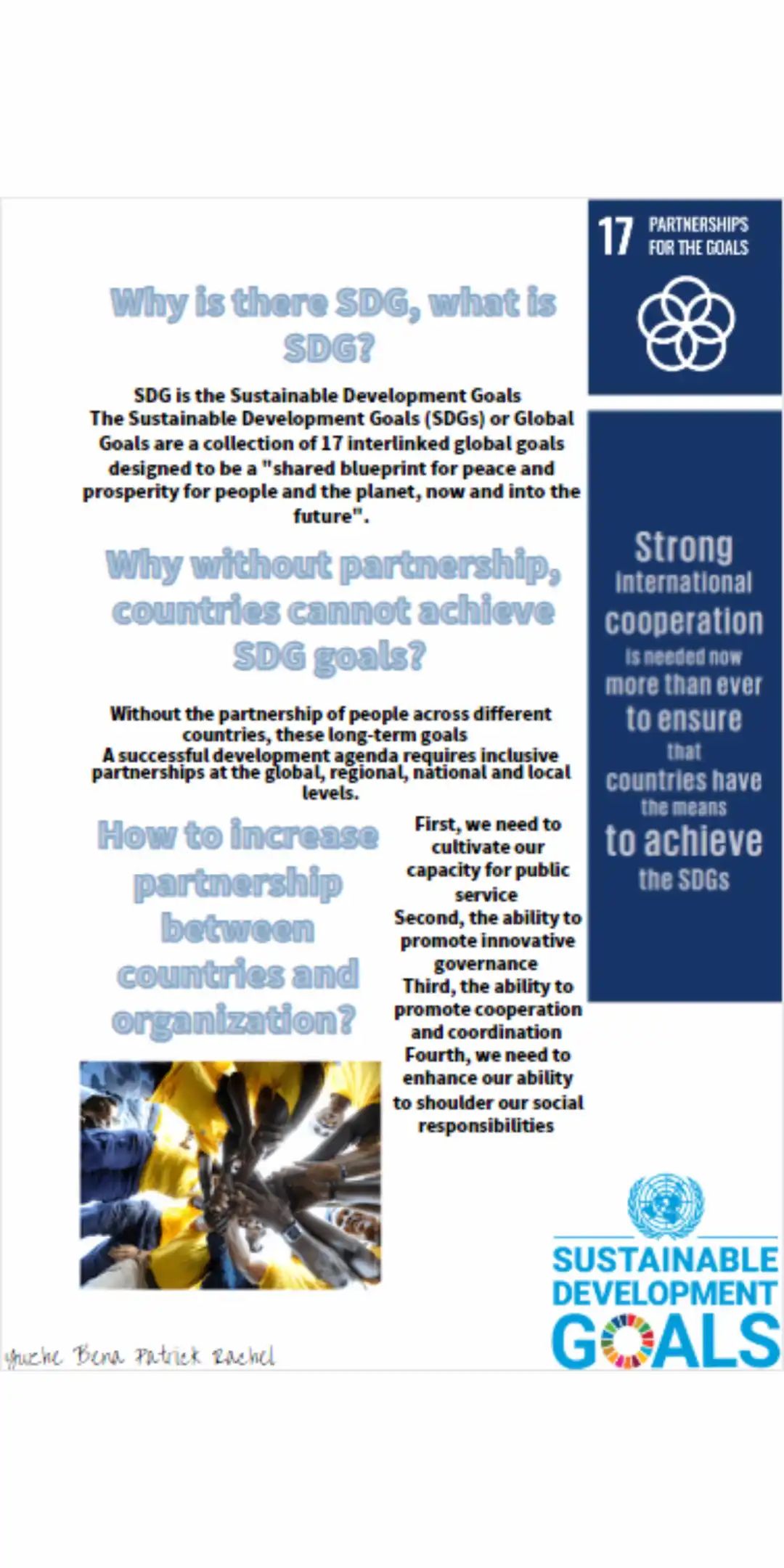 SDGs Fair丨为解决全球可持续发展问题培养社会责任感的全面人才