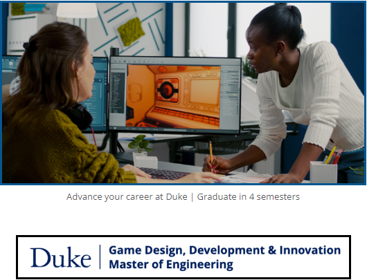 臻分享 | 【美硕】杜克大学新增两个硕士专业~游戏设计&ESG方向