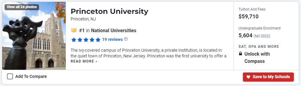 朗途留学 | 2024 U.S.News全美最佳大学排名发布！普林斯顿大学连续13年蝉联榜首！