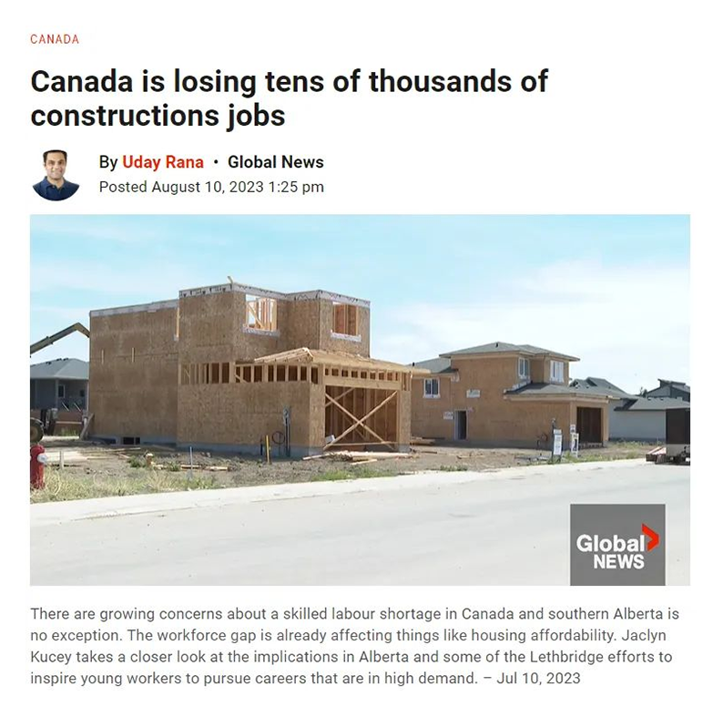 朗途留学 | 加拿大急缺4.5万建筑工人，移民局疯狂捞人！还有建筑专业TOP5院校的申请要求！