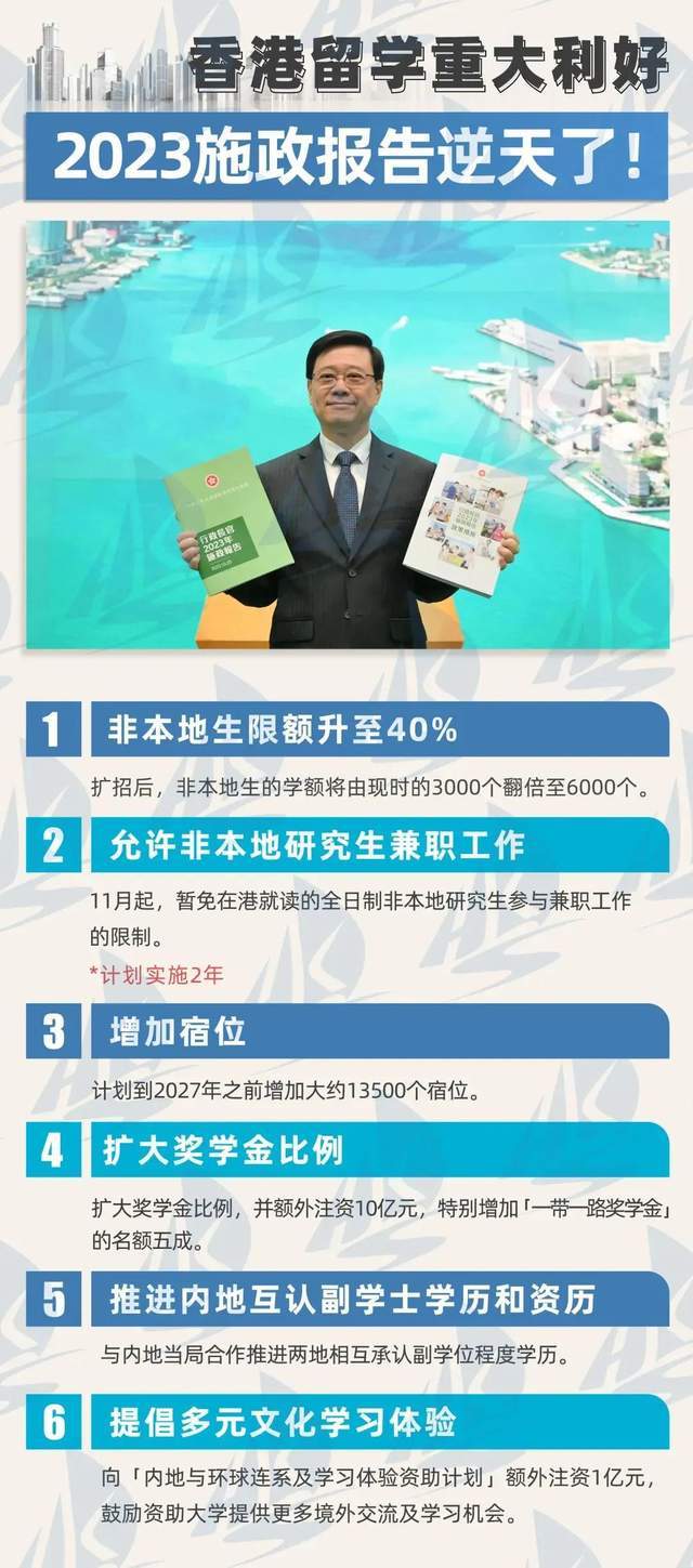 官方确认：香港身份断签不影响港校生完成学业！