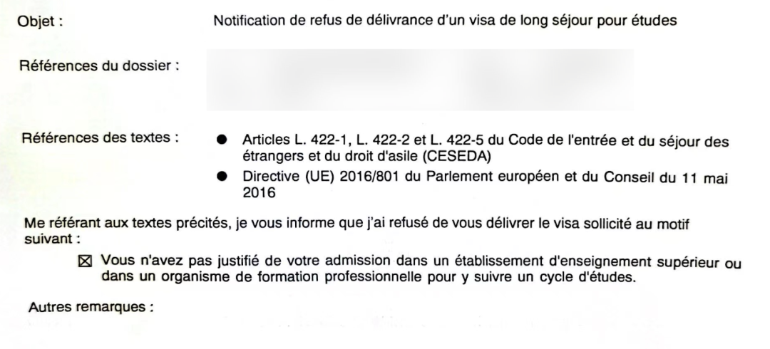 太难了！法国留学签证被拒，原来是这些原因导致的！