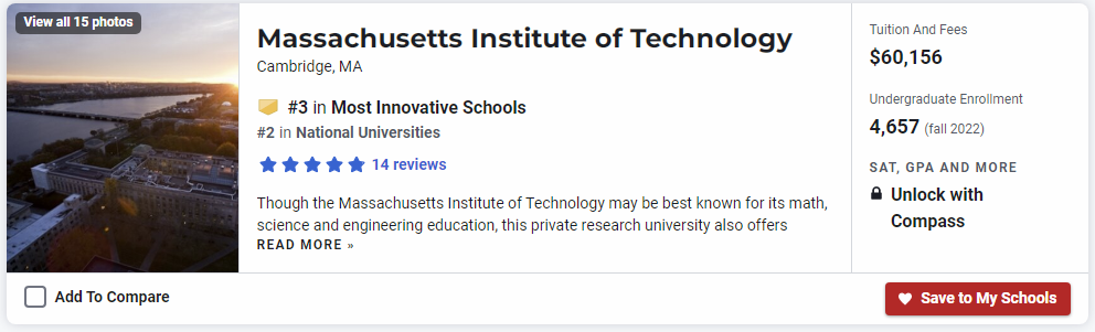 2024USNews最具创新性大学排名：百强开外的TA碾压MIT、斯坦福，夺得榜首！
