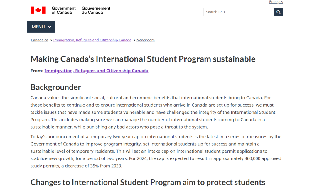 朗途留学 | 重磅！加拿大宣布一系列留学生新政！速看！