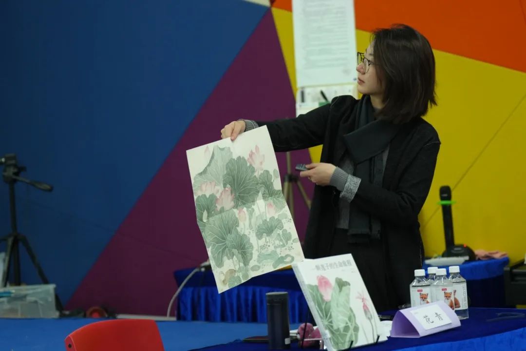 作家进校园 | 中国画科普绘本画者花青与《一颗莲子的生命旅程》