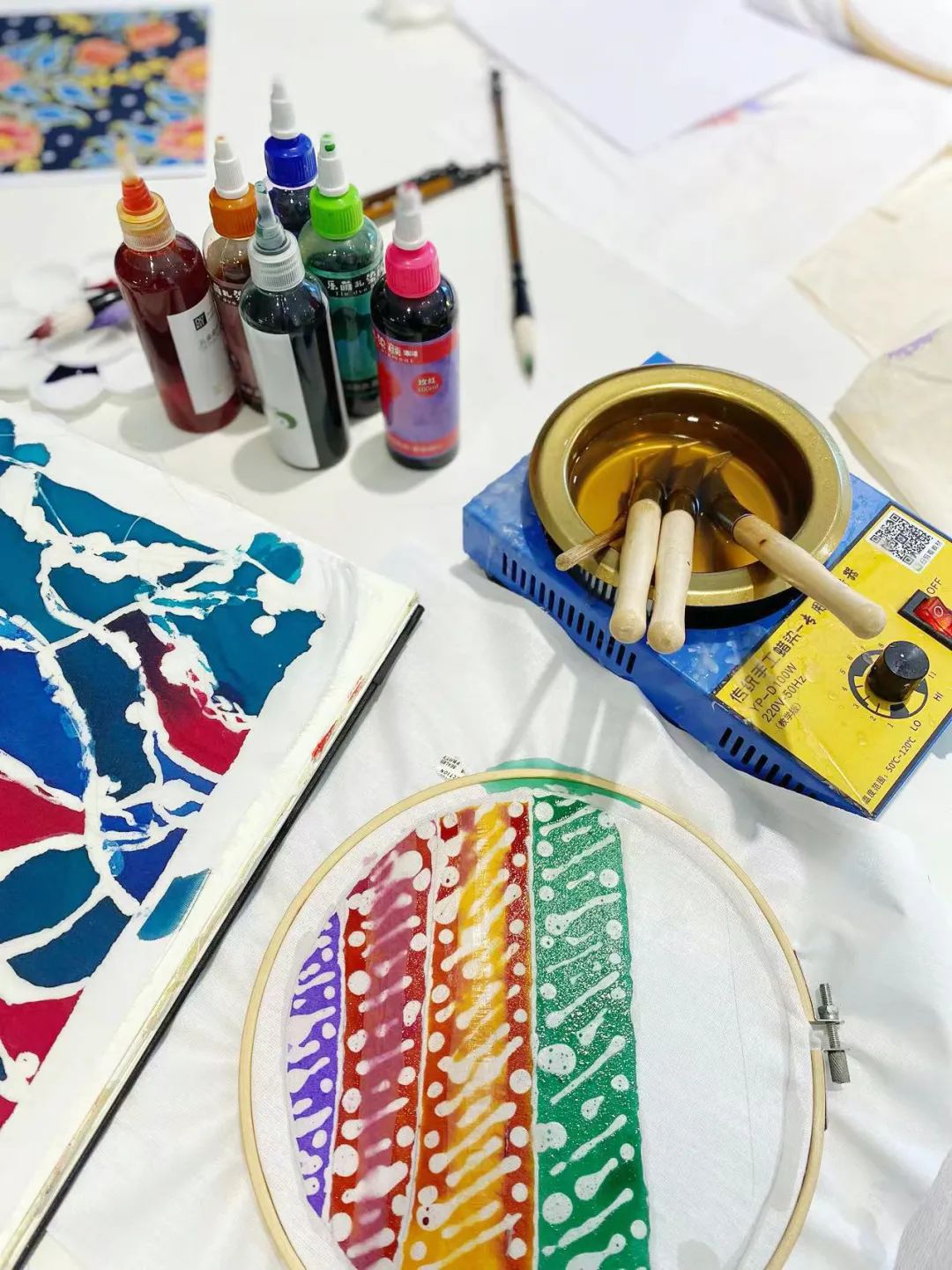 纺织品设计 — 蜡染印花｜BACA青少年创意课